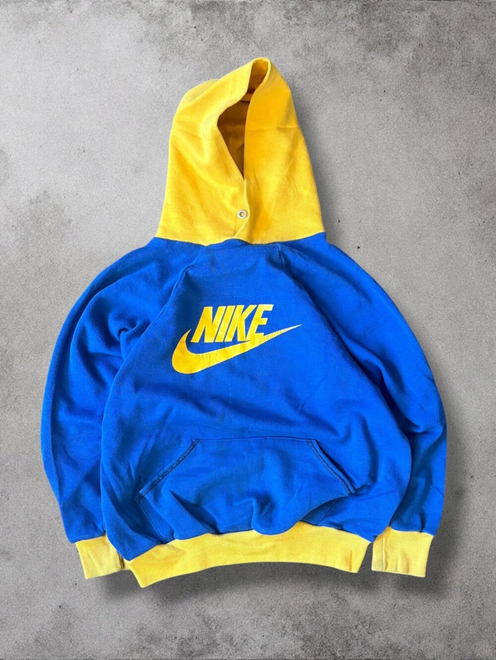 Vintage 70s 80s Nike Sportswear True Vintage Pullover Hoodie Orange Tag Youth L